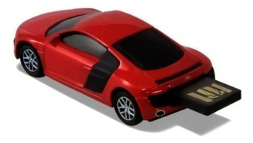 Pendrive Audi Usb Drive 4gb 2.0 Vermelho