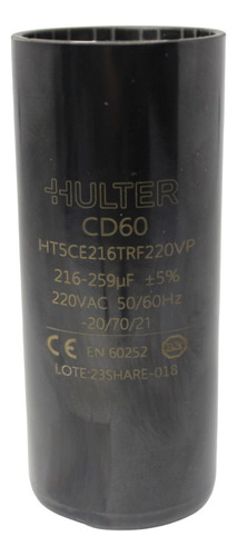 Capacitor Eletrolitico 216/259 1/3 220v 