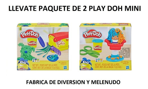 Plastilina Play Doh Mini Fabrica De Diversion+ Mini Melenudo