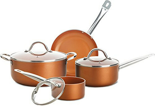 Set De Cocina , 7 Piezas, Cobre