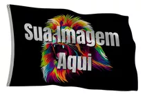 Comprar Bandeira Personalizada Sua Arte Imagem Grande 140x100cm 