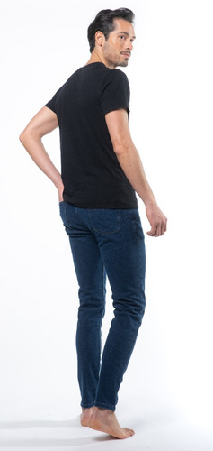 Jean Skinny Color Azul Hombre - Mizu