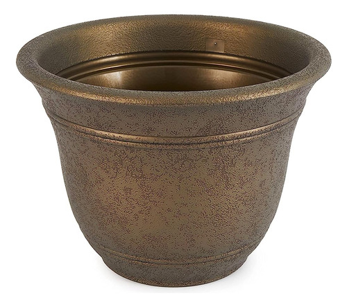 Listo Sra16001p02 Sierra Planter, Bronce Nórdico, 16 Pulgada