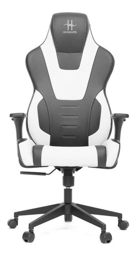 Imagen 2 de 3 de Silla Gamer Hhgears Xl300 Gaming Negro/blanco Xl300_bw