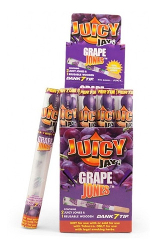 Juicy Jay Cono Pre Rolled X 2 Papel Saborizado + Wood Tip
