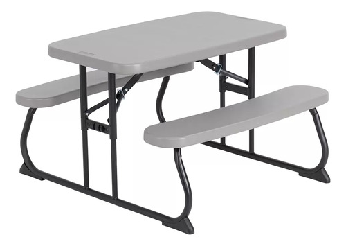 Mesa Para Niños Picnic Plegable Lifetime Color Beige