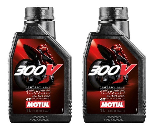 2l Aceite Moto Motul 300v Race 15w50 R6 R1 Gsxr Zx6r S1000rr