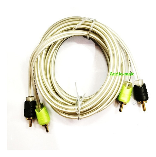 Imagen 1 de 4 de Rca Carbon Audio 3 Mt Flexible 100% Cobre Pro Max