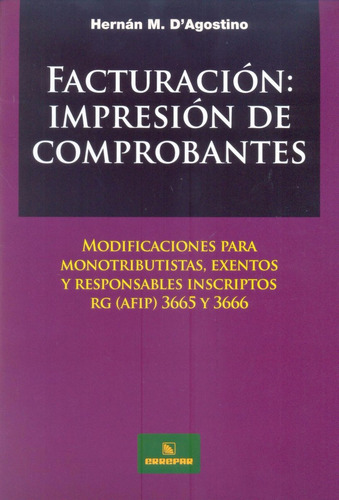 Facturacin Impresin De Comprobantes - Libros Del Mundo