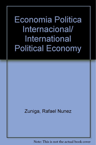 Libro: Economia Politica International Political Economy (sp