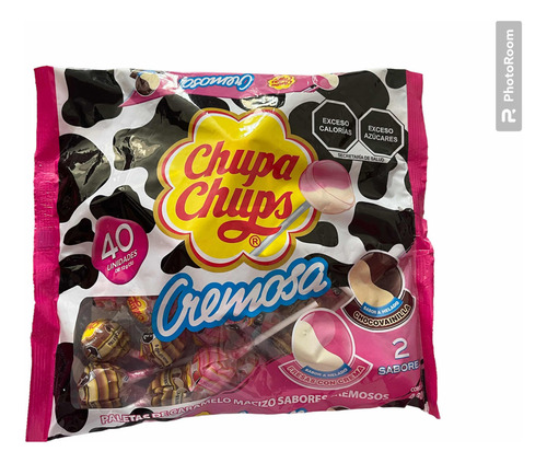 Paleta Chupa Chups Cremosa 40pz