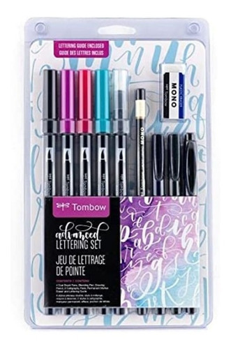 Set Lettering Tombow Nivel Avanzado Lapices Marcadore Y Goma