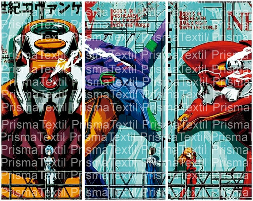 Imagen 3 de 3 de Mousepad Evangelion Anime Eva, Alfombrilla