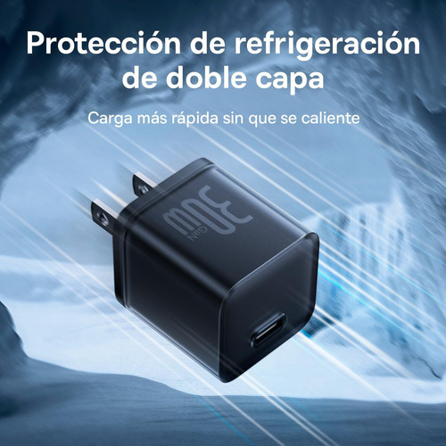 Kit Baseus 2 Cubos De Carga Usb Tipo C 30 W Carga Rápida Color Blanco + Color Negro iPhone 15/14/13/12/11/pro/pro Max/xs/xr, Galaxy S23 Ultra, Google Pixel 7, Macbook Air, iPad Pro
