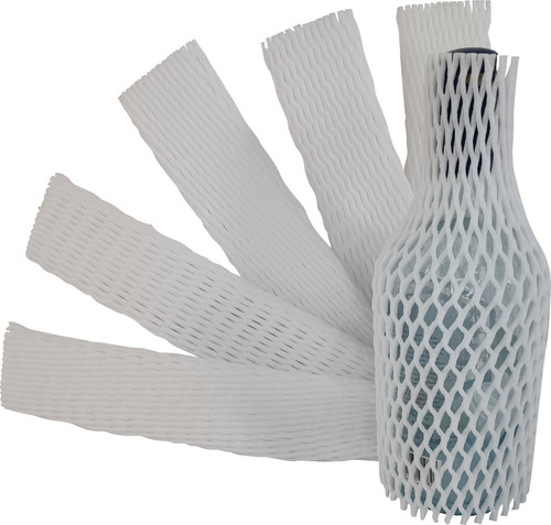Malla Red De Espuma Para Empaque De Frutas 30 Cm 500 Pzs. Blanco