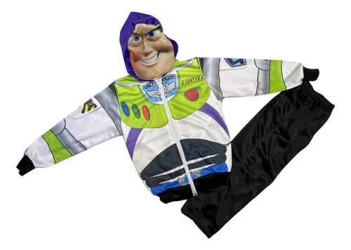Pants De Buzz Lightyear Para Niño Conjunto Blanco Sublimado 6