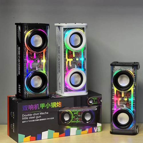 Altavoz Inalámbrico Portátil Estéreo V5.3 Mini Altavoz