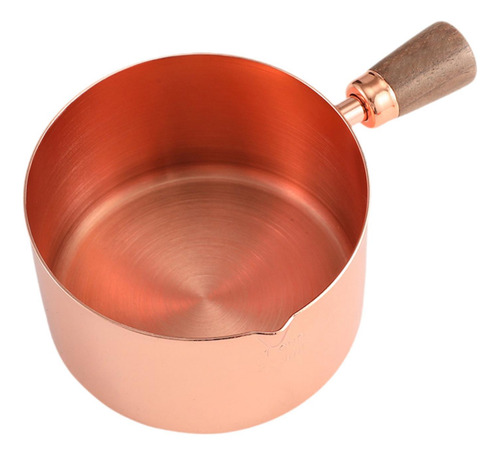 Mini Cacerola De Acero Inoxidable Con Fondo Plano Y 250 Ml