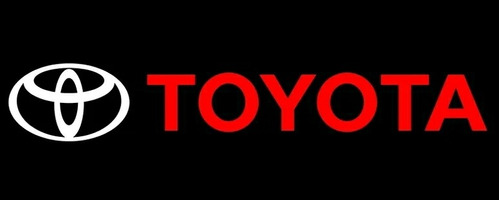 Sticker Reflectante Para Auto, Diseño Toyota, 15.5 Cm Largo