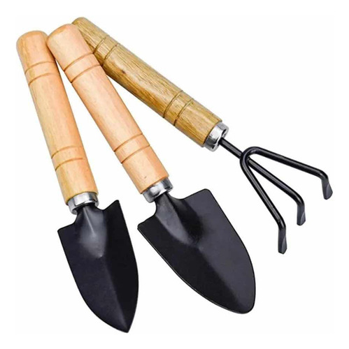 Set De 3 Herramientas Para Jardín Huerto Plantas Jardinería