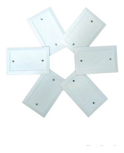 10 Tapa Ciega Rectangular Protector Interruptor Electrico