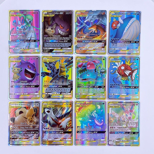 10 Cartas Pokemon Gx Surtidas Holográficas