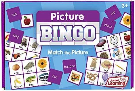 Bingo De Imágenes Jl540 De Aprendizaje Para Jóvenes