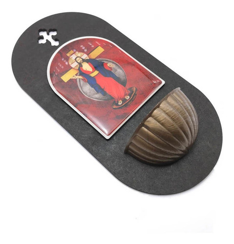 Pia De Água Benta Jesus Das Santas Chagas De Parede