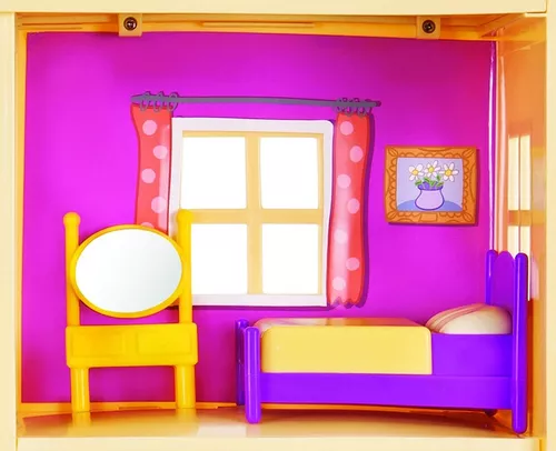 Super Casa Da Peppa Pig 4 Andares + 17 Bonecos De Pvc 275-1