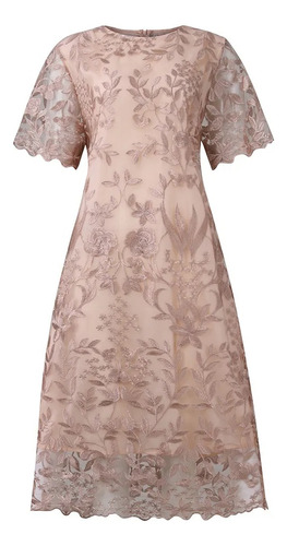 Vestido Plus Size Festas Casamentos Elegante Renda Dalicis