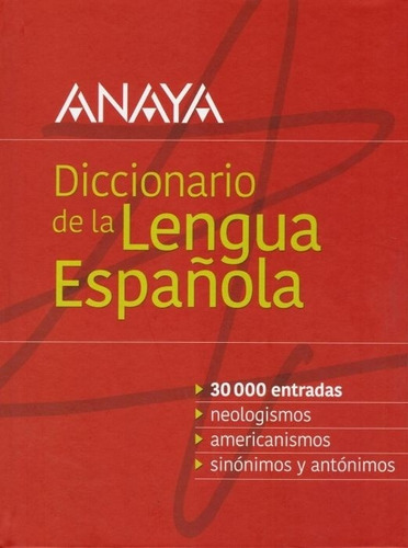 Diccionario De La Lengua Española Anaya, Aa.vv., Anaya