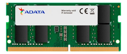 Memoria RAM Premier color verde  16GB 1 Adata AD4S320016G22-SGN