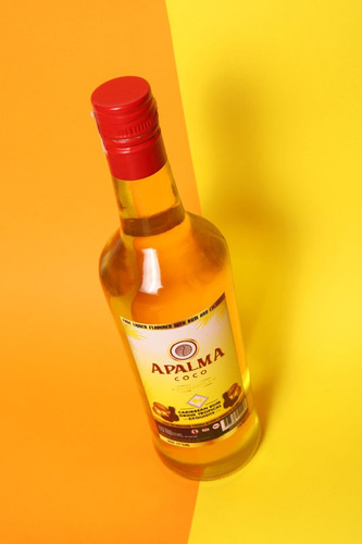 Ron Apalma Coco Caribbean Rum Piña 750ml Botella Premium