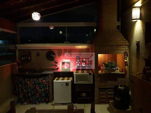 Imagem 6 de 30 de Cobertura Com 3 Dormitórios À Venda, 85 M² Por R$ 380.000,00 - Parque São Vicente - Mauá/sp - Co0739