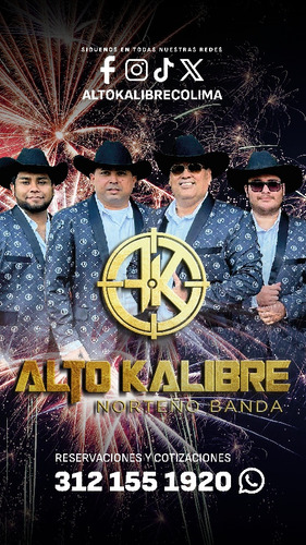 Grupo Norteño Para Fiestas, Eventos O Reuniones En Colima