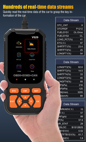 Car Scanner Detector De Fallos De Diagnóstico V520 O