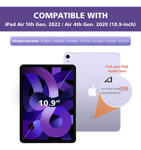 Smart Folio Imantado Para iPad Air 5 / 4 10.9 (2022 / 2020)