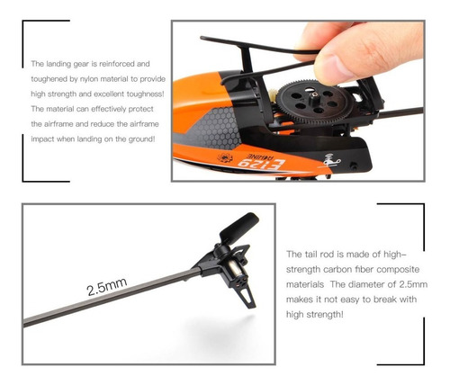 Imagen 5 de 10 de Helicóptero Rc Radiocontrol 2.4g Eachine E129 Flybarless Rtf