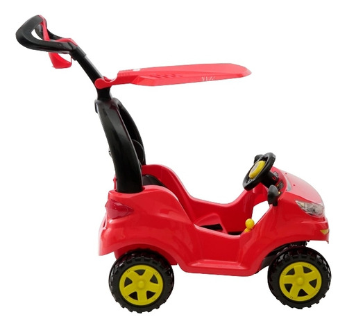 Carrito Bebé Niño Push Car Palanca De Empuje 1a3años Rojo 