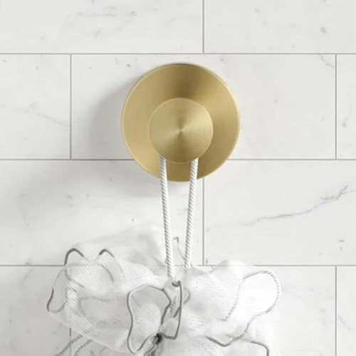 A 2pcs Shower Hooks For Inside Shower, Suction Towel Hook