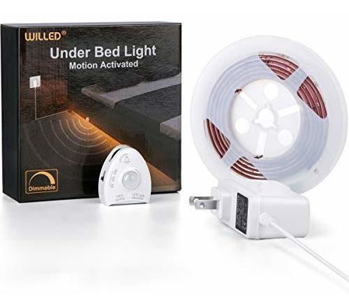 Luz Cama Led Con Sensor De Movimiento Y Regulable