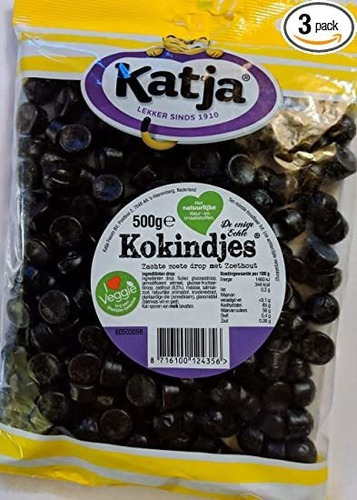 Katja Kokindjes Suave Ligeramente Salado Holandés Negro Rega