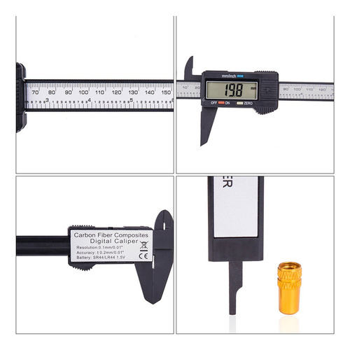 Sistema Medición Calibrador Vernier Digital Pie De Rey 150mm