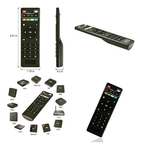 Control Original Android Tv Box T95m T95n T95x Mx9 H96 Pro+