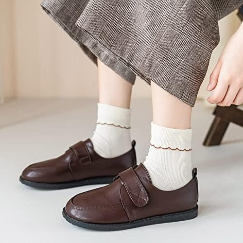 8 Pares De Calcetines De Algodón De Tamaño Redondo Para Muje