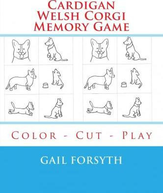 Libro Cardigan Welsh Corgi Memory Game : Color - Cut - Pl...