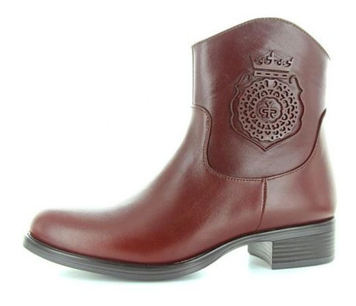 Lyard 14780 Lennon Botin Para Dama De Piel Grabado Elegante