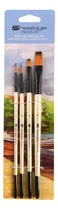 Comprar Set De 4 Pinceles Artísticos Prestige Acrílico Óleo Acuarela