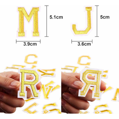 104 Piezas Hierro En Parches De Letras Apliques Parches D