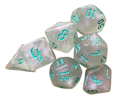 6 Juego De Dados Poliédricos Cielo Cielo2 Cielo Cielo2
